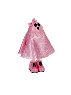 Halloween-themed Standing Ghost Decor Sparkly Tabletop Décor Ghost - Pink Ghost